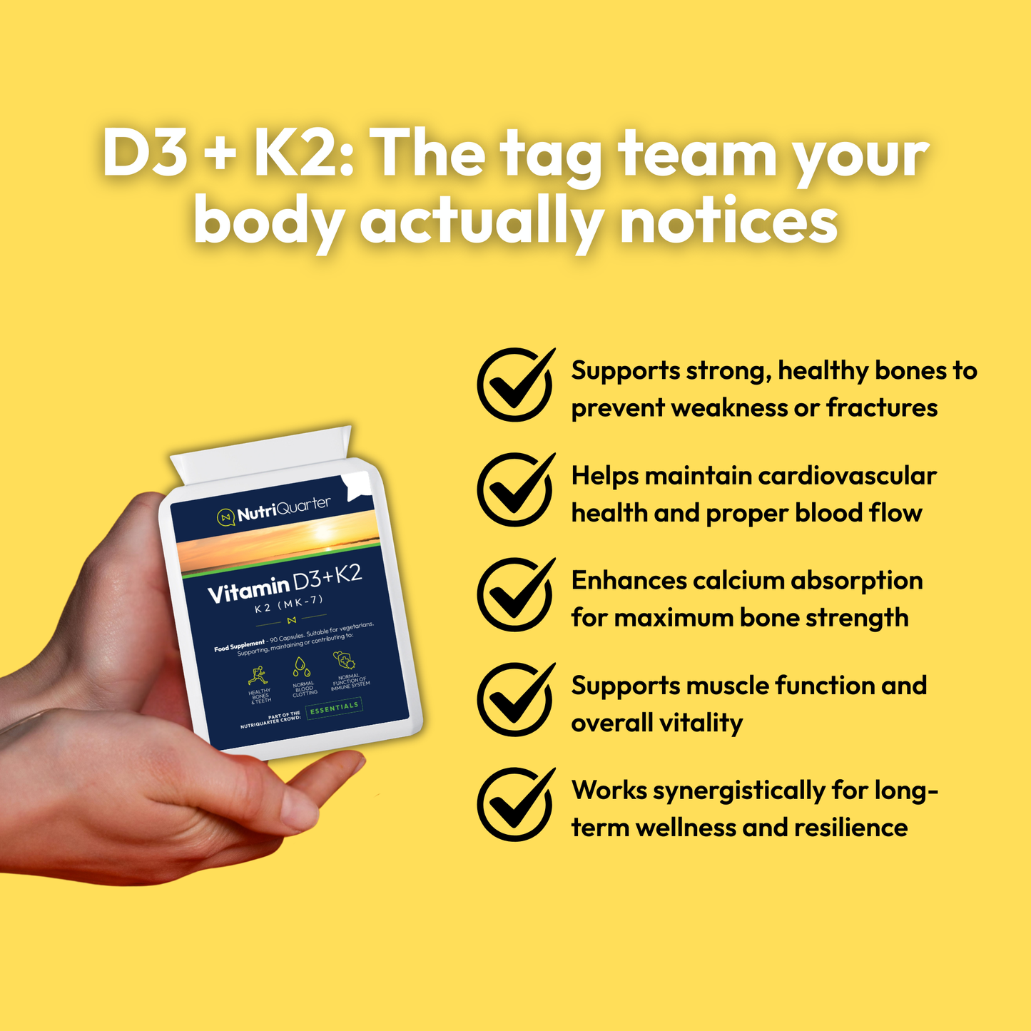 Vitamin D3 & K2