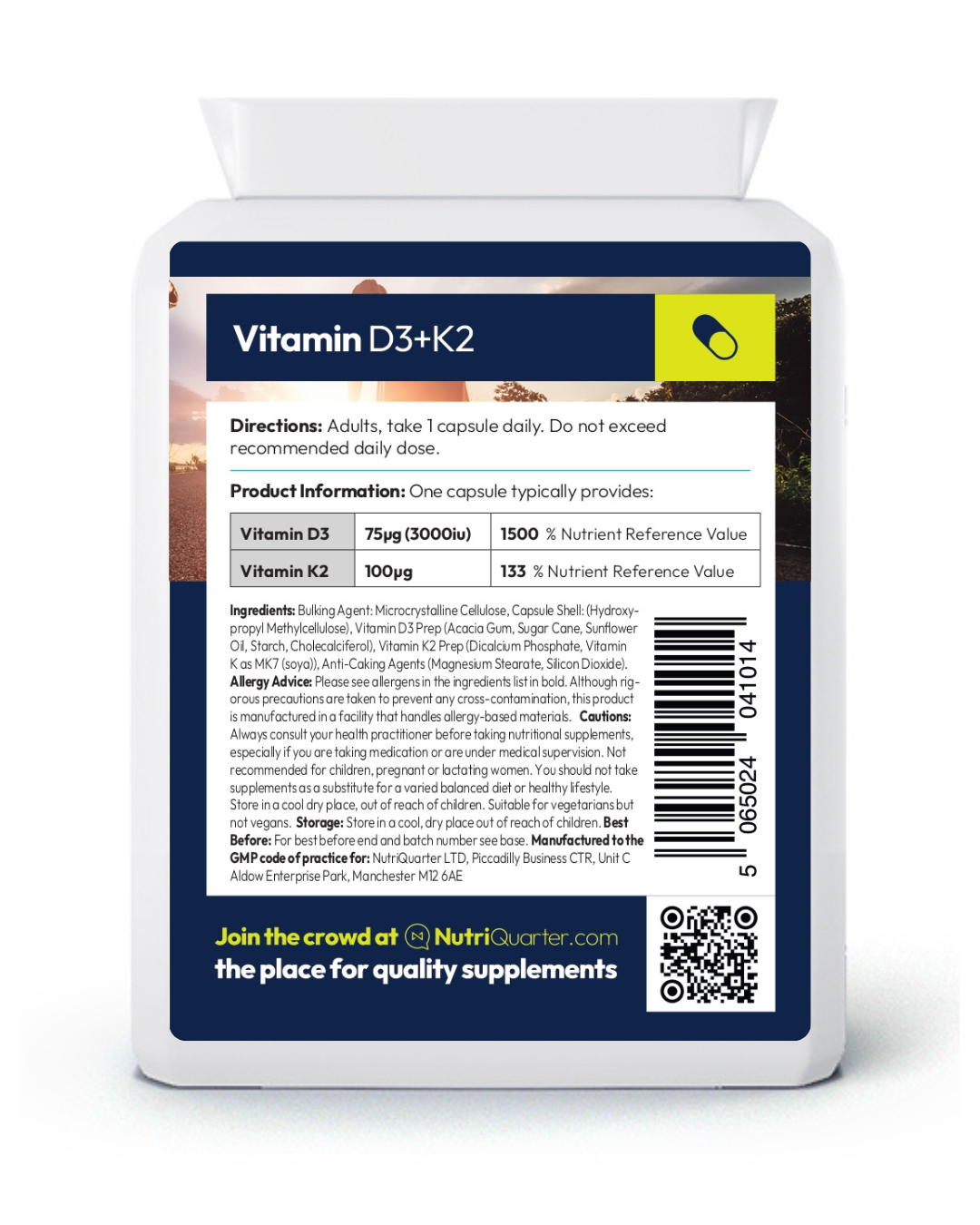 Vitamin D3 & K2